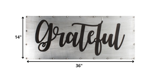 36' X 14' Grateful