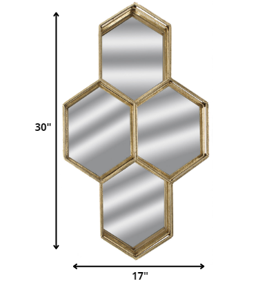 17' X 30' X 4' Quad Mirror