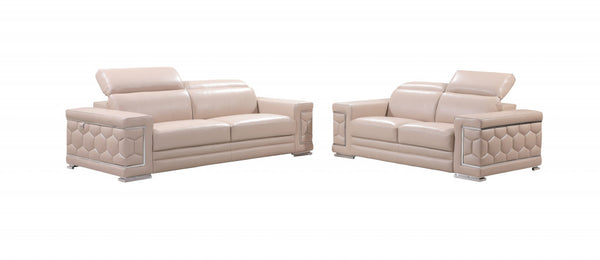 160" X 82" X 66" Beige  Sofa Love