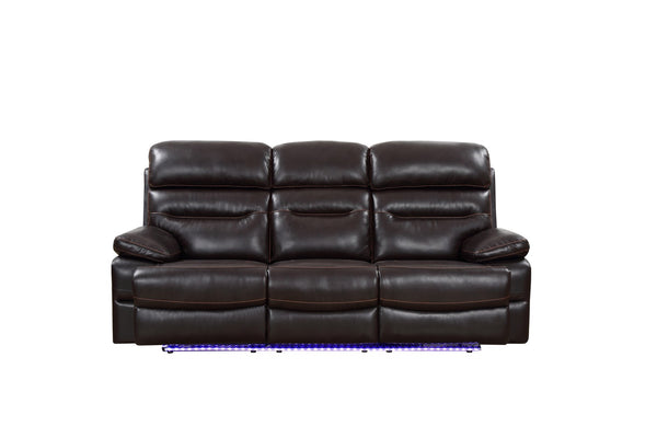 89" X 40" X 41" Brown  Power Reclining Sofa