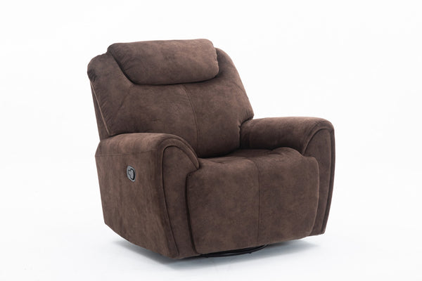 41" Brown Reclining Chair