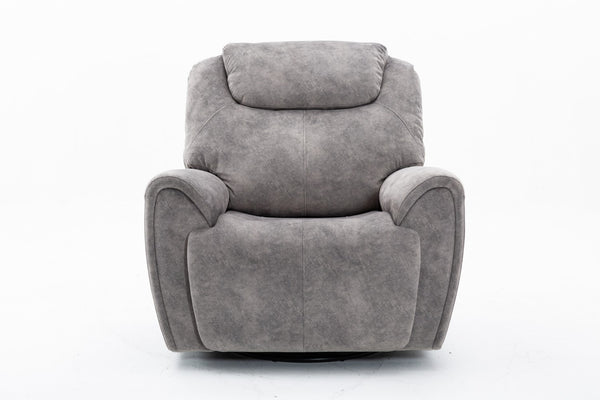 41" Gray Reclining Chair