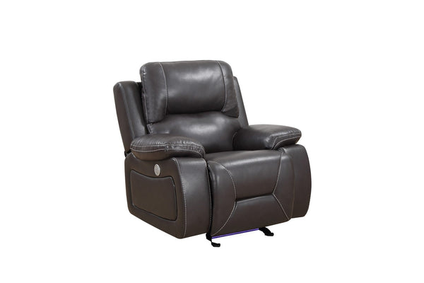 44" X 40" X 40" Gray  Power Reclining Chair