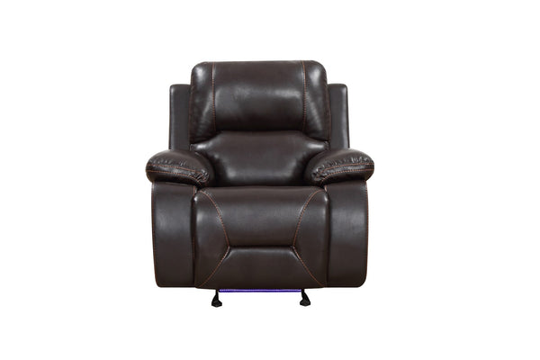 44 X 40" X 40" Brown  Power Reclining Chair