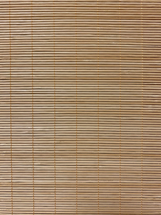 6' Light Bamboo 3 Panel Room Divider Screen