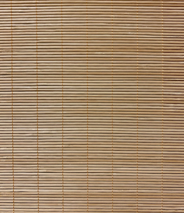 6' Light Bamboo 3 Panel Room Divider Screen