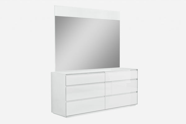 70 X 19 X 31 White Double Dresser Extension