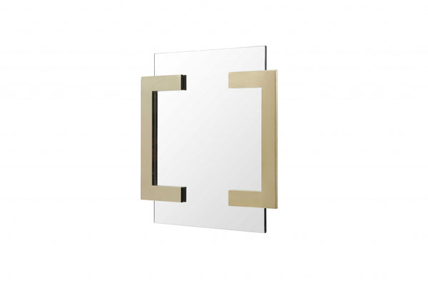 35 X 35 X 2 Polished Gold Stainless Steel Mirror