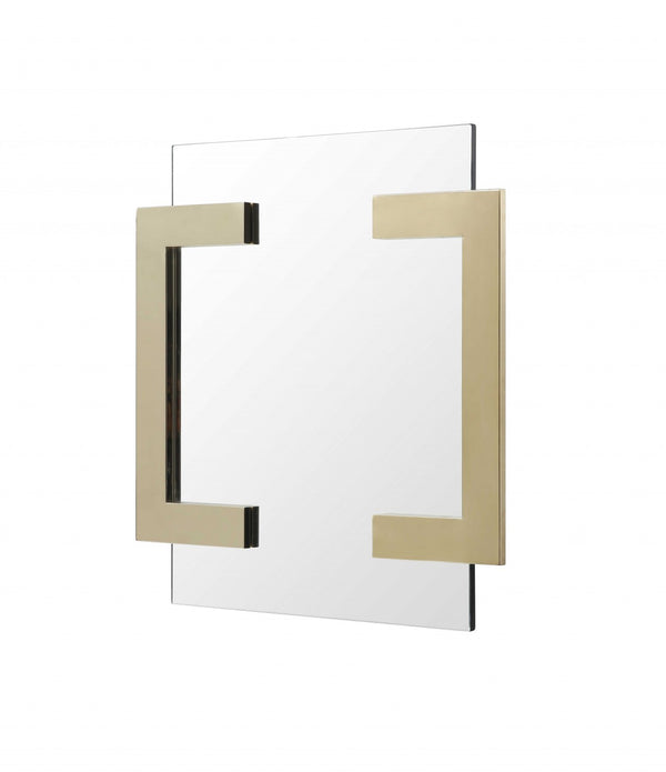 35 X 35 X 2 Polished Gold Stainless Steel Mirror