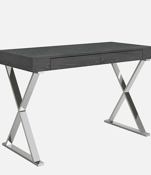 47 X 22 X 29 Grey Stainless Steel Desk