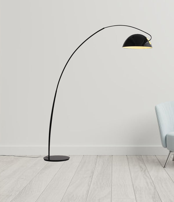 79 X 90.5 Black Aluminum Floor Lamp