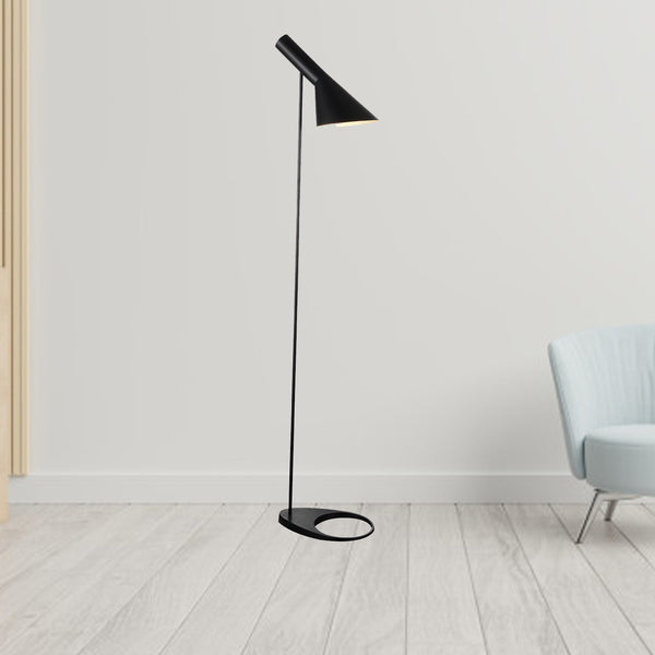 13 X 51 Black Metal Floor Lamp