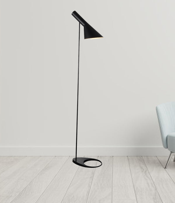 13 X 51 Black Metal Floor Lamp