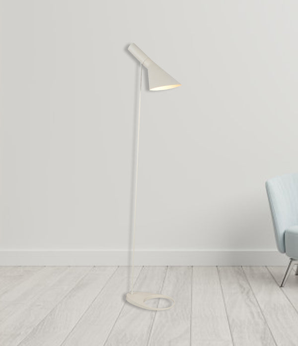 13 X 51 White Floor Lamp