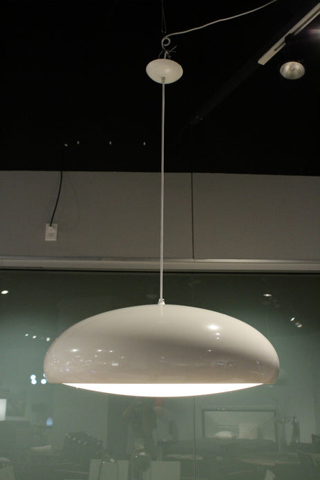 23.5 X 23.5 X White Aluminum Pendant Lamp