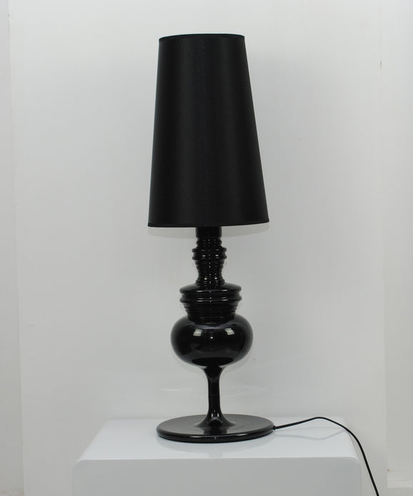 7 X 7 X 22 Black Carbon Steel Table Lamp