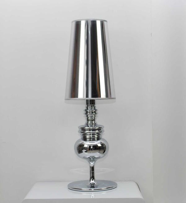 7 X 7 X 22 Silver Carbon Steel Table Lamp