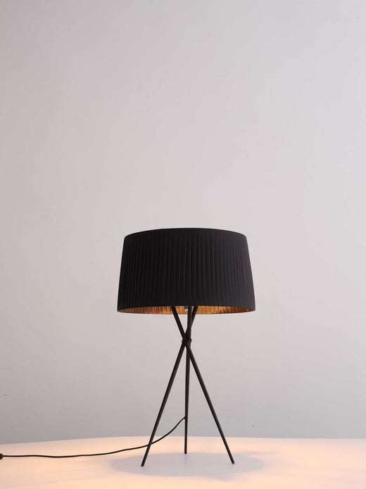 18 X 18 X 29.5 Black Carbon Steel Table Lamp