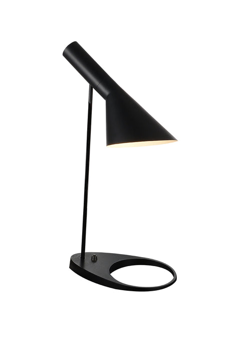 14 X 22 Black Metal Table Lamp