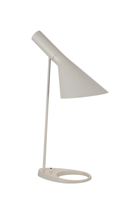 14 X 22 White Metal Table Lamp