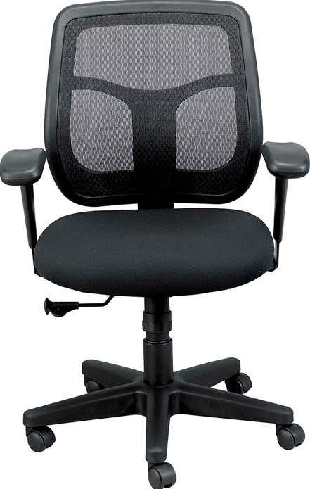 26" x 30" x 36"  Black Mesh   Fabric Chair