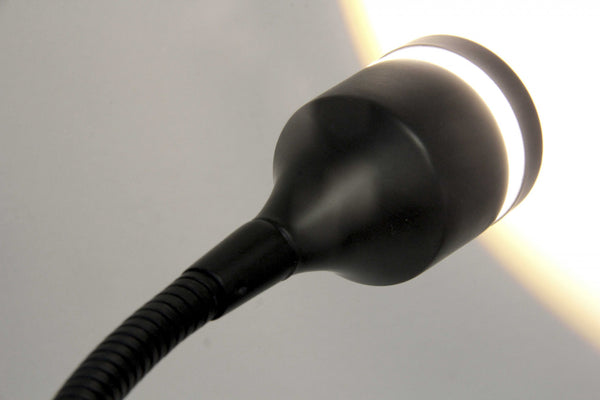 Matte Black Metal LED Adjustable Desk Lamp