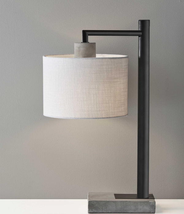 Petite Black Metal Table Lamp