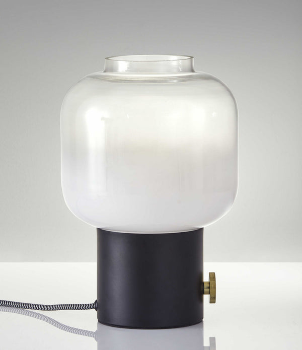 Mod Pod Black Glass Table Lamp