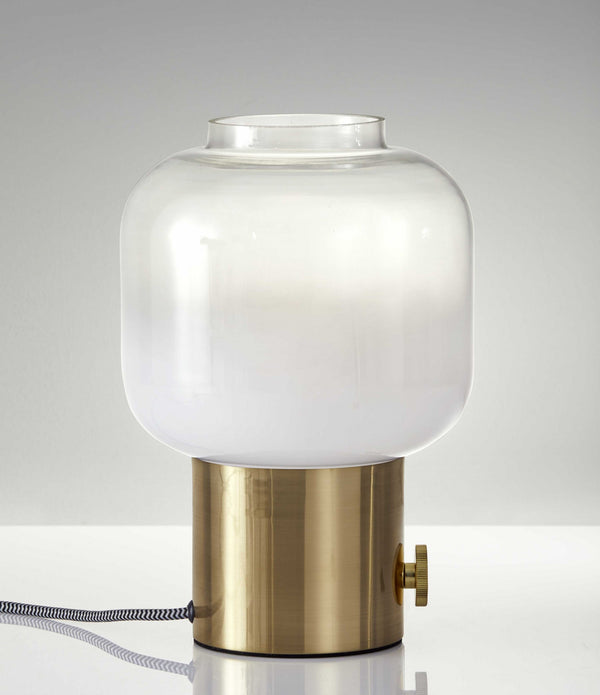 Mod Pod Brass Glass Table Lamp