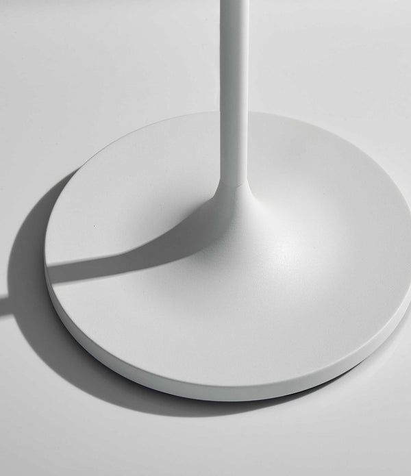 White on White Metal Floor Lamp