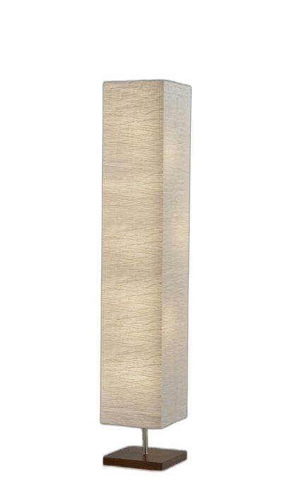 Wildside Paper Shade Floor Lamp with Walnut Wood Base