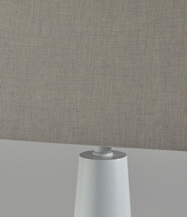 Urban Edge White Metal Table Lamp