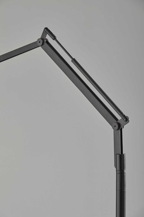 Bendy Black Metal LED Floor Lamp