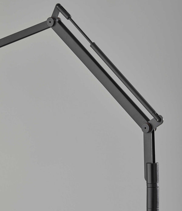 Bendy Black Metal LED Floor Lamp