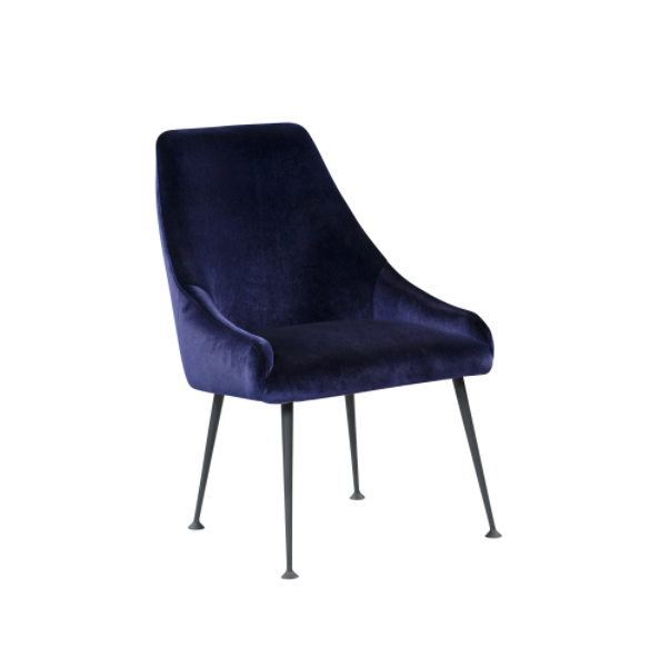 Contempo Cobalt Blue Microfiber Dining or Side Chair