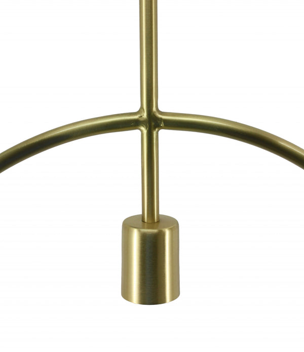 Matte Brass Circular Pendant Lamp