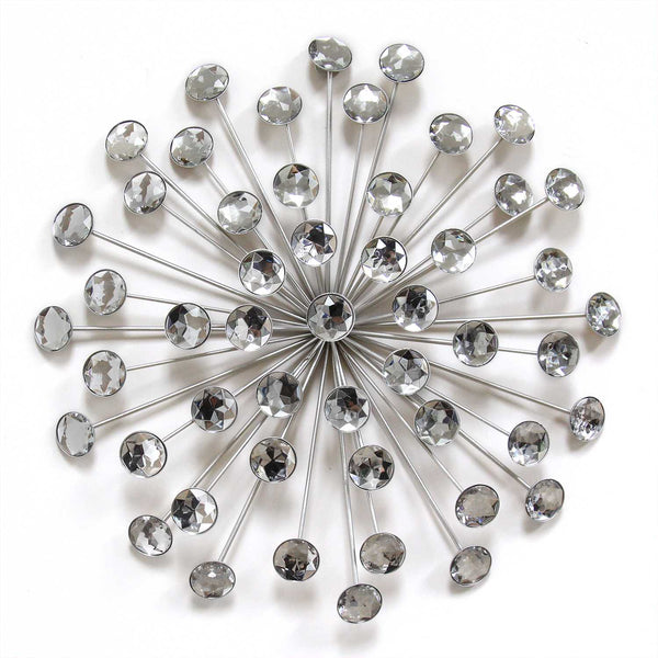 Contemporary Silver Bling Wall Decor