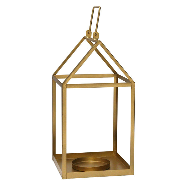 Golden Open Metal Lantern