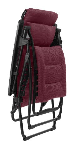 27.5" X 32.7" X 46" Bordeaux Powder Coated Recliner