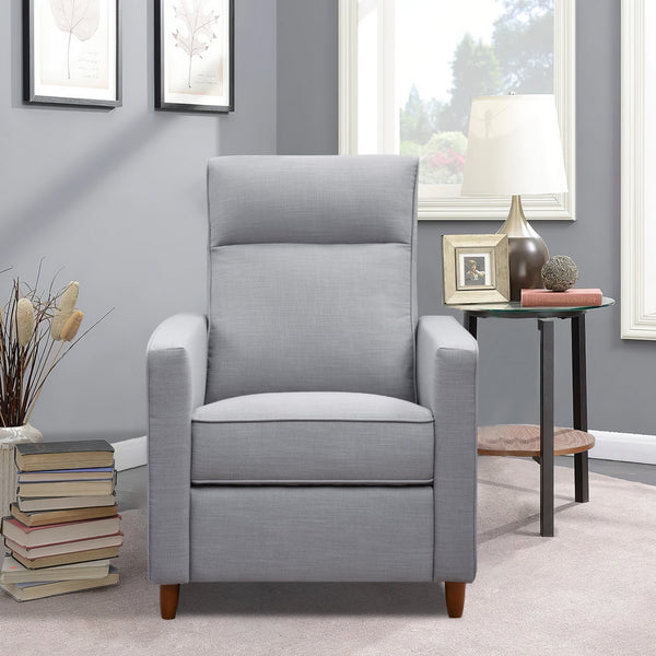 29.52" X 34.64" X 41.7" Light Grey Fabric Manual Recliner