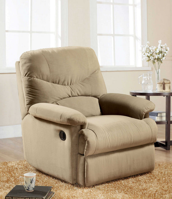 35' X 35' X 40' Beige Microfiber Recliner (Motion)