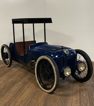 27.5" X 83" X 40.5" Blue Hot Rod Car Bar