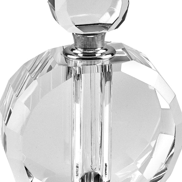 Hand Crafted Crystal Round Perfume Bottle