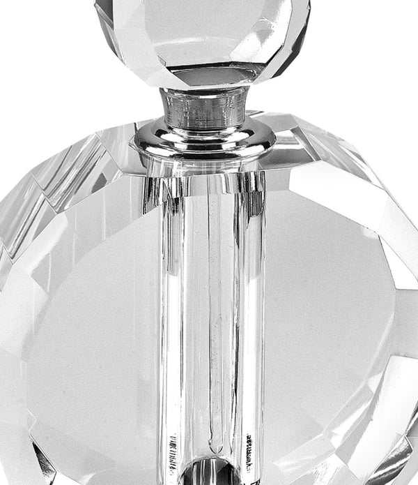 Hand Crafted Crystal Round Perfume Bottle