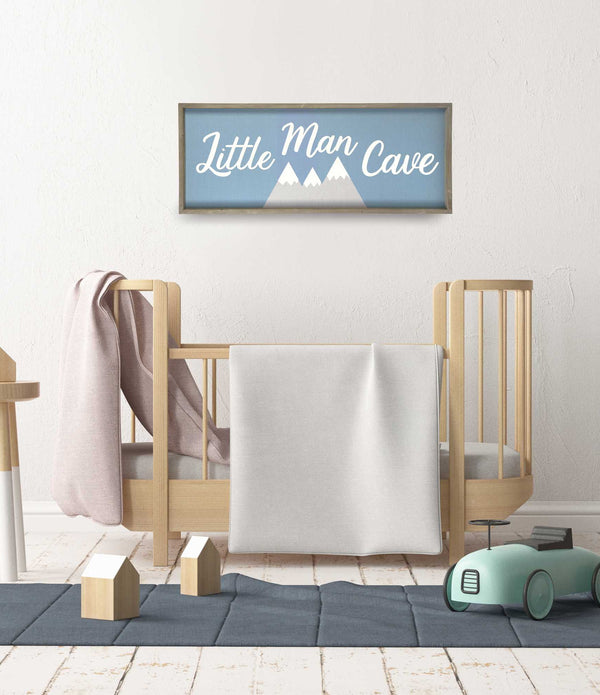 Little Man Cave Framed Wall Art