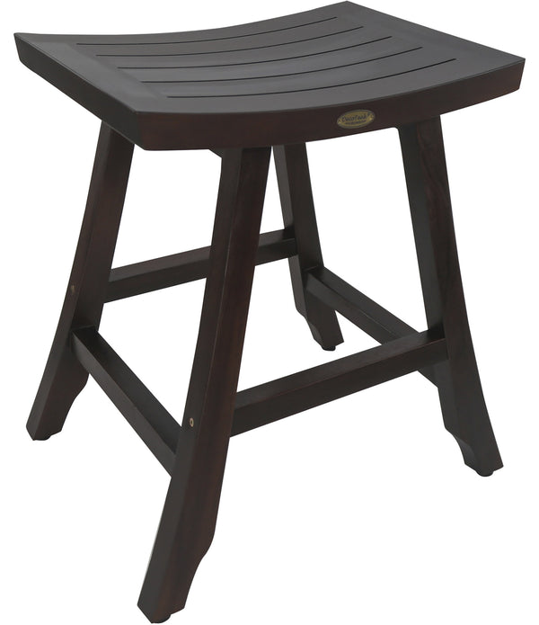 Satori 24in Tall Outdoor Teak Bistro Patio Stool