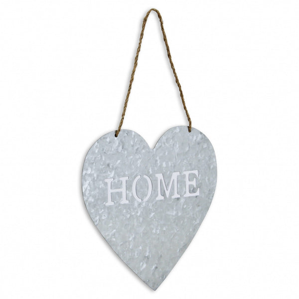 Home Gray Galvanized Metal Wall Art