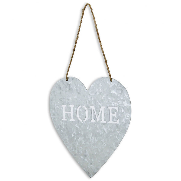 Home Gray Galvanized Metal Wall Art