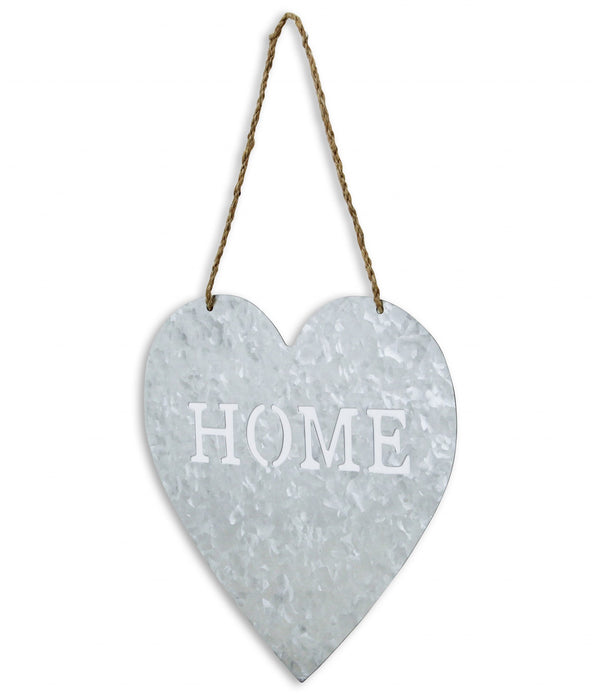 Home Gray Galvanized Metal Wall Art