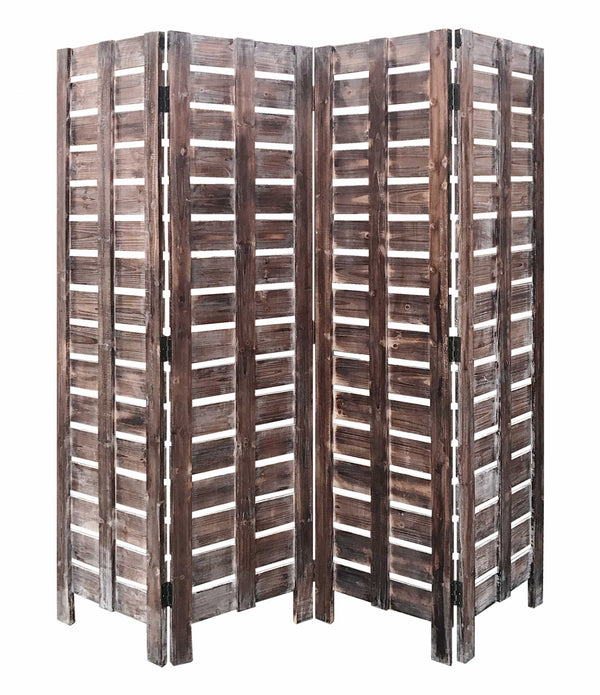 4 Panel Silver Room Divider